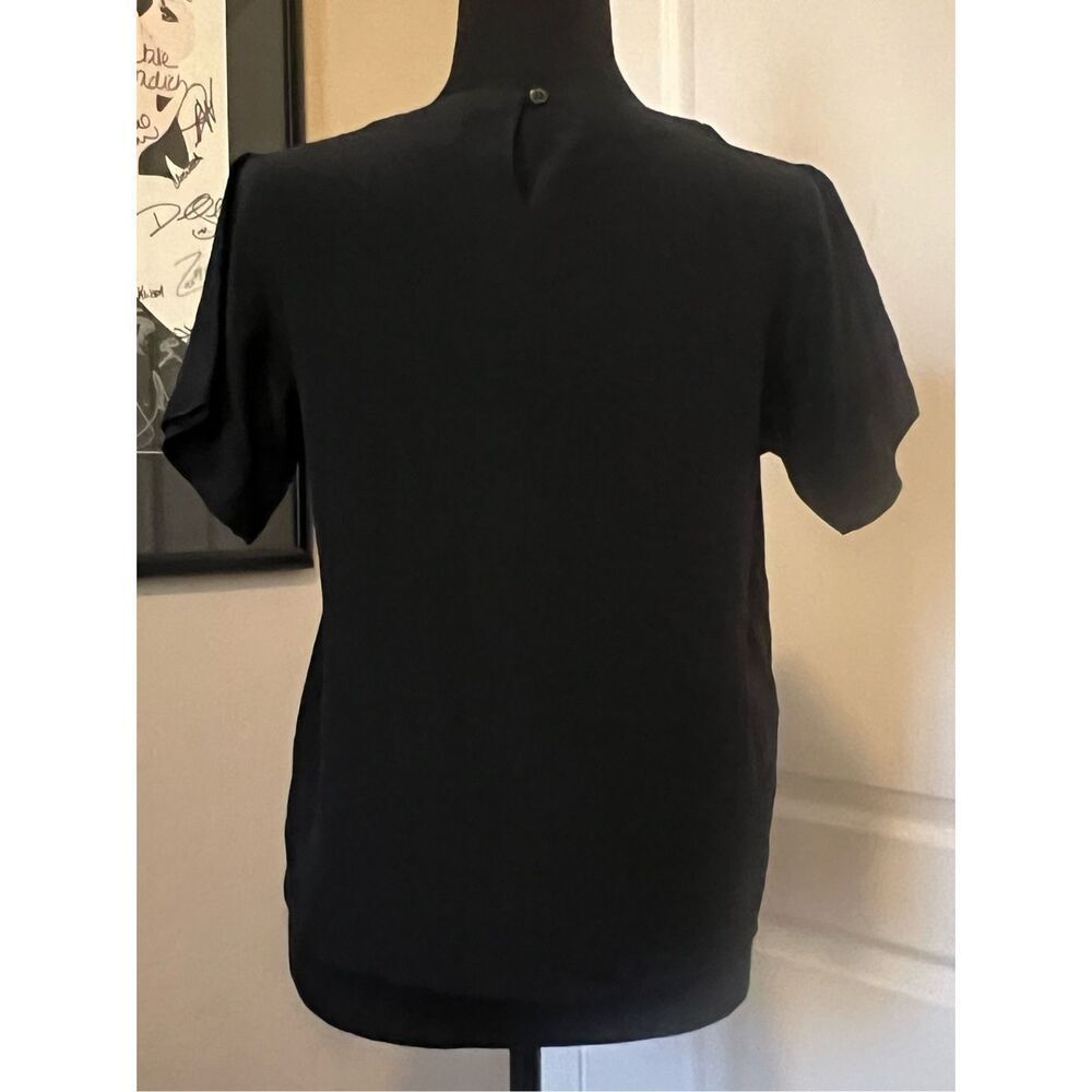 Anna & Frank black 100% silk blouse - Picture 2 of 5